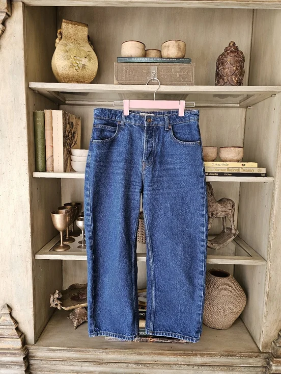 Free People | WE THE FREE Deep Trance Cropped Boyfriend - Picture 3 of 14